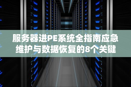 服务器进PE系统全指南应急维护与数据恢复的8个关键步骤
