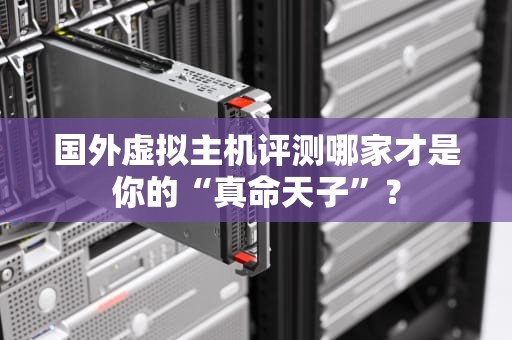 国外虚拟主机评测哪家才是你的“真命天子”？