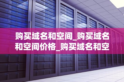 购买域名和空间_购买域名和空间价格_购买域名和空间的全面指南