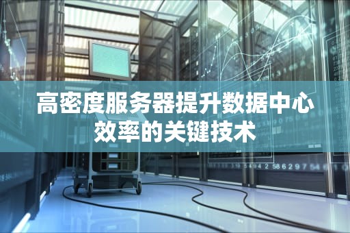 高密度服务器提升数据中心效率的关键技术
