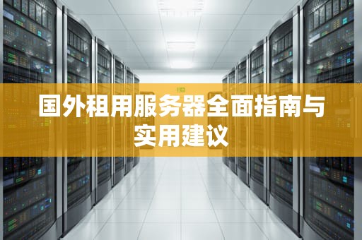 国外租用服务器全面指南与实用建议