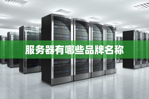 服务器有哪些品牌名称