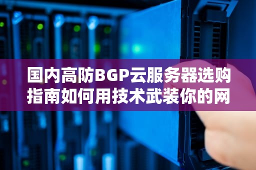 国内高防BGP云服务器选购指南如何用技术武装你的网站？看完这篇你就懂了