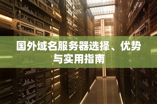 国外域名服务器选择、优势与实用指南