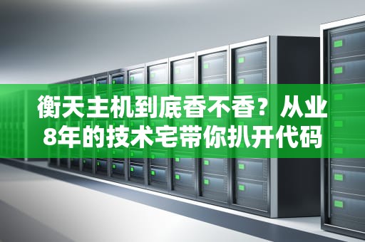 衡天主机到底香不香？从业8年的技术宅带你扒开代码看真相
