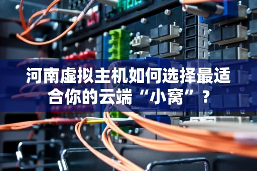 河南虚拟主机如何选择最适合你的云端“小窝”？