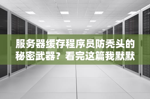 服务器缓存程序员防秃头的秘密武器？看完这篇我默默续了杯咖啡