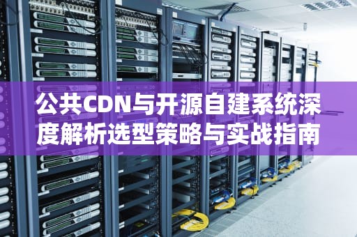 公共CDN与开源自建系统深度解析选型策略与实战指南