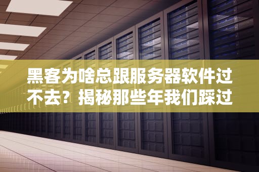 黑客为啥总跟服务器软件过不去？揭秘那些年我们踩过的漏洞坑！