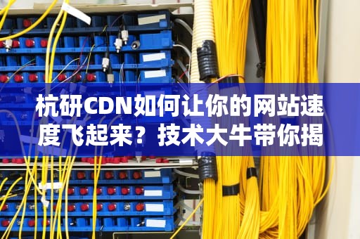 杭研CDN如何让你的网站速度飞起来？技术大牛带你揭秘！