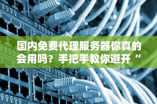 国内免费代理服务器你真的会用吗？手把手教你避开“坑”！