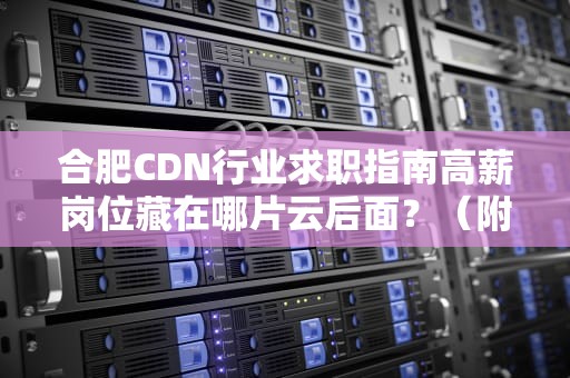 合肥CDN行业求职指南高薪岗位藏在哪片云后面？（附硬核避坑攻略）