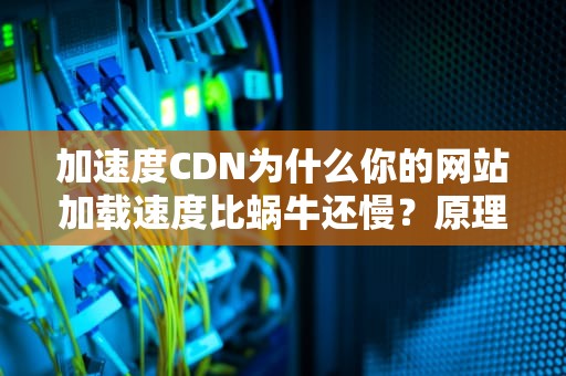 加速度CDN为什么你的网站加载速度比蜗牛还慢？原理大揭秘！