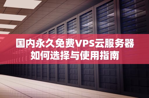 国内永久免费VPS云服务器如何选择与使用指南