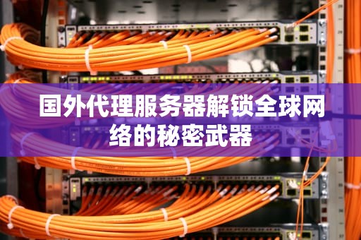 国外代理服务器解锁全球网络的秘密武器