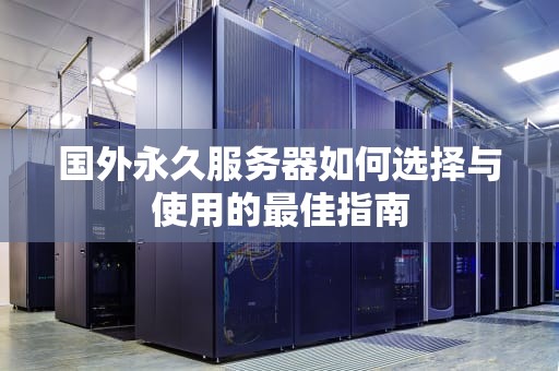 国外永久服务器如何选择与使用的最佳指南