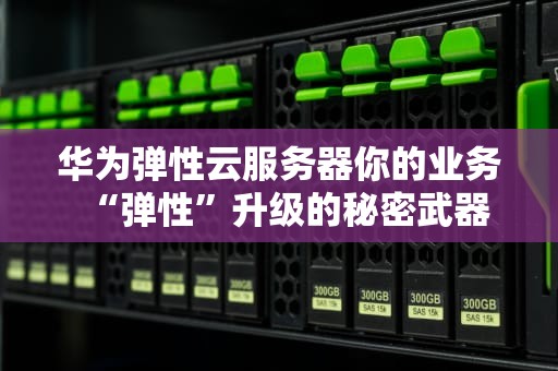 华为弹性云服务器你的业务“弹性”升级的秘密武器