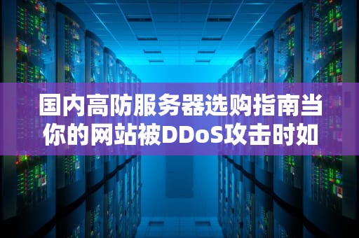 国内高防服务器选购指南当你的网站被DDoS攻击时如何优雅地说就这？
