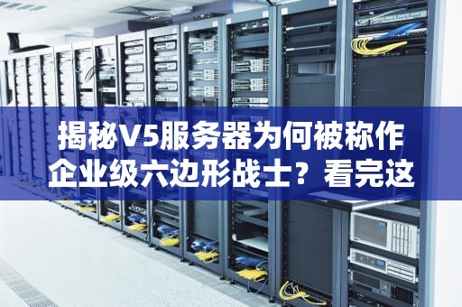 揭秘V5服务器为何被称作企业级六边形战士？看完这篇你就懂了