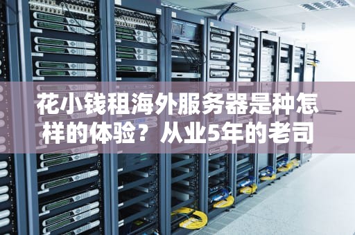 花小钱租海外服务器是种怎样的体验？从业5年的老司机带你科学薅羊毛