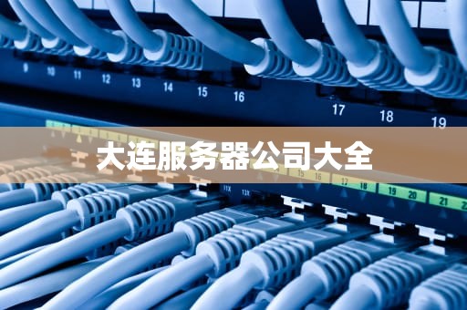 大连服务器公司大全
