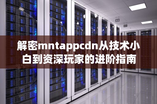 解密mntappcdn从技术小白到资深玩家的进阶指南