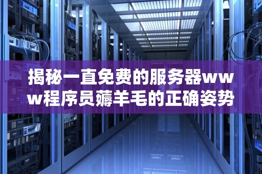 揭秘一直免费的服务器www程序员薅羊毛的正确姿势与暗藏深坑