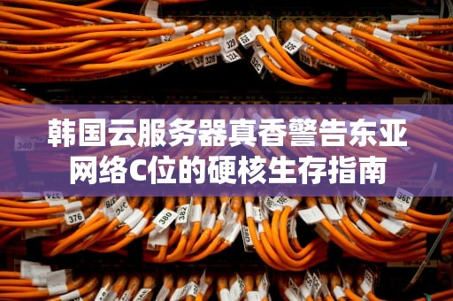 韩国云服务器真香警告东亚网络C位的硬核生存指南