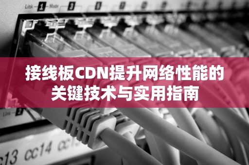 接线板CDN提升网络性能的关键技术与实用指南