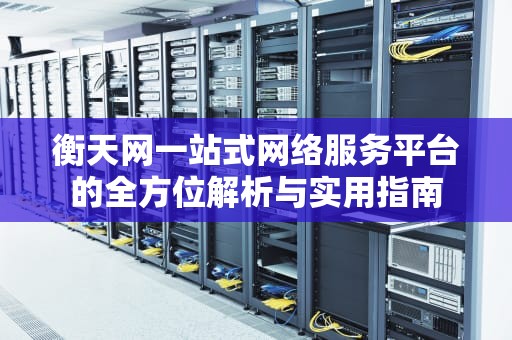 衡天网一站式网络服务平台的全方位解析与实用指南
