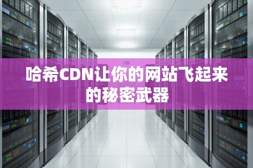 哈希CDN让你的网站飞起来的秘密武器