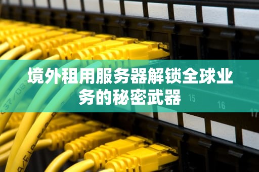 境外租用服务器解锁全球业务的秘密武器