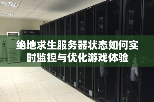 绝地求生服务器状态如何实时监控与优化游戏体验
