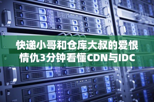 快递小哥和仓库大叔的爱恨情仇3分钟看懂CDN与IDC的本质区别
