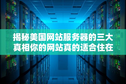 揭秘美国网站服务器的三大真相你的网站真的适合住在北美吗？
