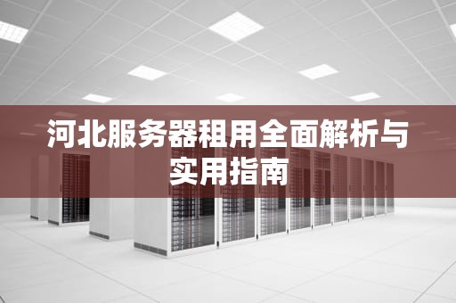 河北服务器租用全面解析与实用指南