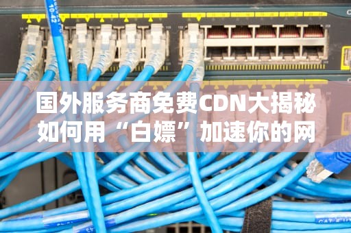 国外服务商免费CDN大揭秘如何用“白嫖”加速你的网站？