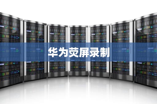 华为荧屏录制