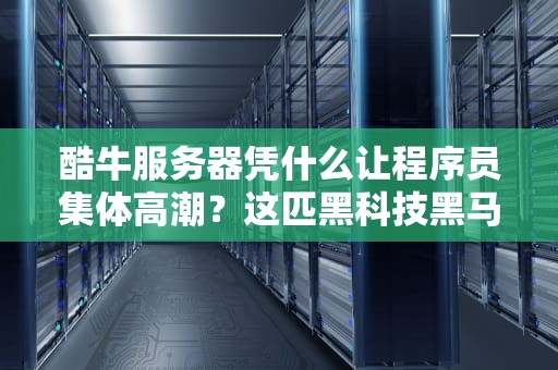 酷牛服务器凭什么让程序员集体高潮？这匹黑科技黑马的操作太骚了！