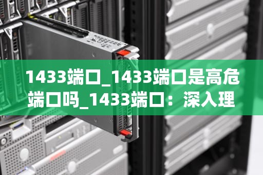 1433端口_1433端口是高危端口吗_1433端口：深入理解与安全策略