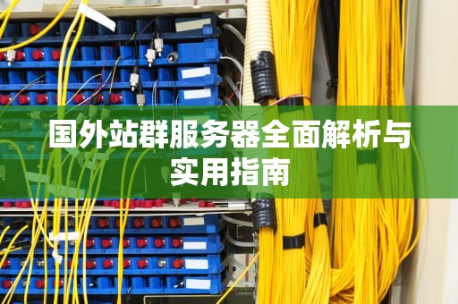 国外站群服务器全面解析与实用指南