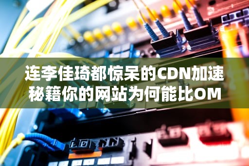 连李佳琦都惊呆的CDN加速秘籍你的网站为何能比OMG还快？