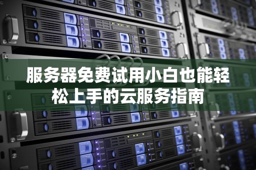 服务器免费试用小白也能轻松上手的云服务指南