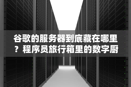 谷歌的服务器到底藏在哪里？程序员旅行箱里的数字厨房大揭秘