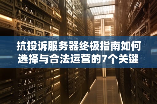 抗投诉服务器终极指南如何选择与合法运营的7个关键策略