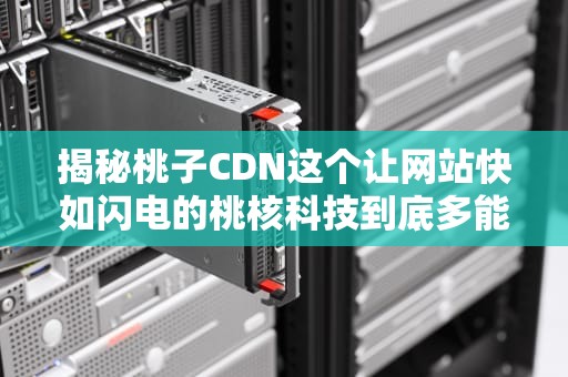 揭秘桃子CDN这个让网站快如闪电的桃核科技到底多能打？