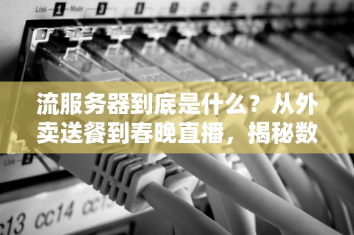 流服务器到底是什么？从外卖送餐到春晚直播，揭秘数据世界的传送带