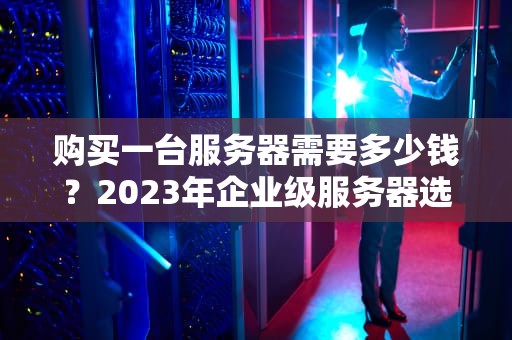 购买一台服务器需要多少钱？2023年企业级服务器选购全解析