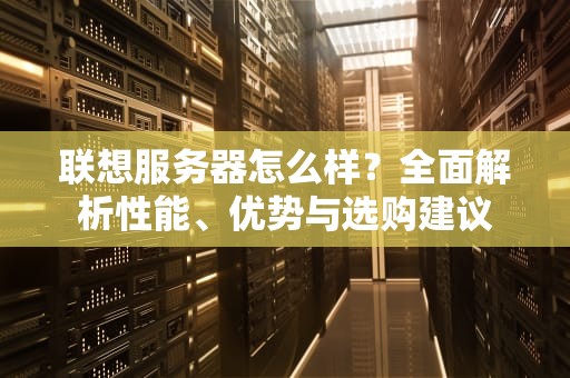 联想服务器怎么样？全面解析性能、优势与选购建议