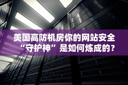 美国高防机房你的网站安全“守护神”是如何炼成的？